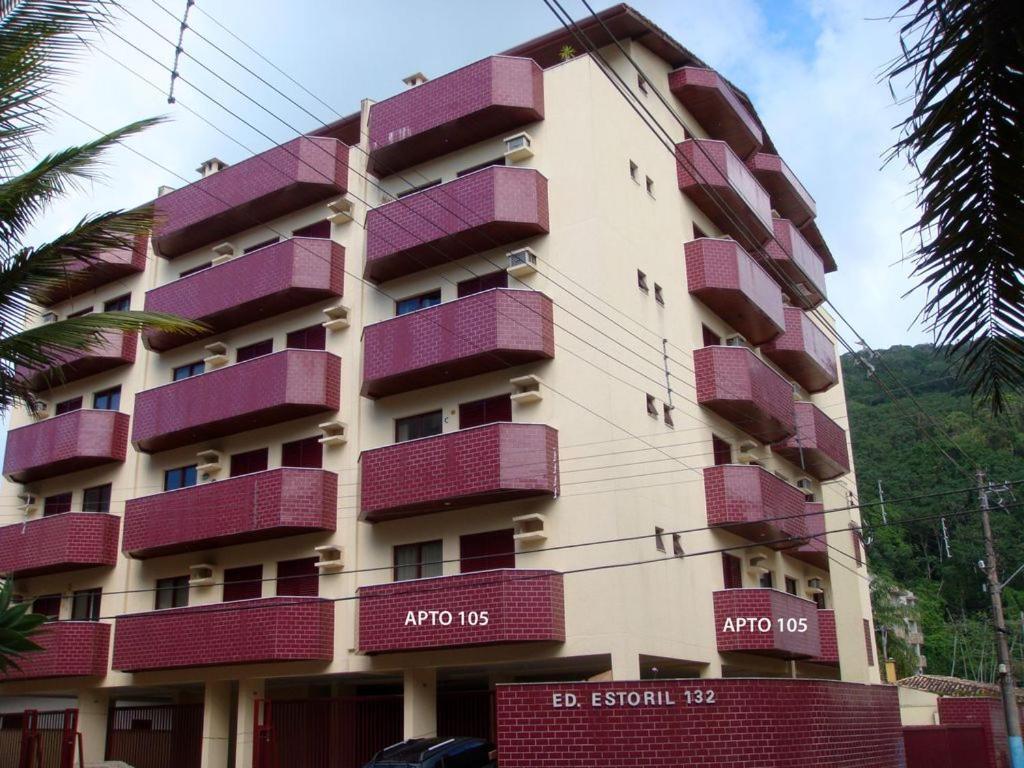 Apartamento Espacoso Com Ar Condicionado E Wi-Fi, A 100 Metros Da Praia - Edificio Estoril Ubatuba Exterior photo